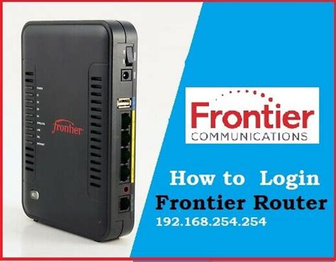 Frontier Router Login 192.168.254.254 default Admin password in 2020 | Router, Admin password ...