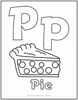 Alphabet Letter “P” Coloring Page  Print It Free sketch template