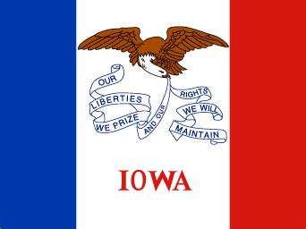 Iowa State Flag – 50states