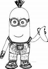 Minions Coloring Pages  Wecoloringpage sketch template