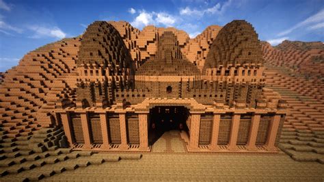 Sandstone Temple Minecraft Map