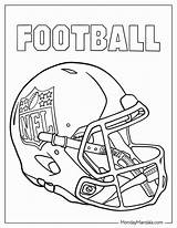Nfl Football Coloring Pages Helmets sketch template