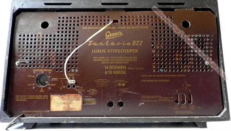 Graetz Fantasia 822 – Radiomuseum-bocket.de