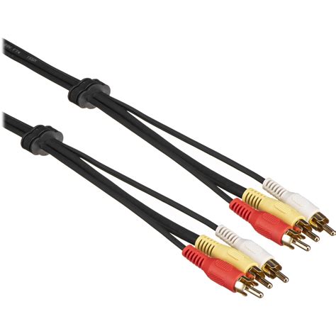 Kramer 3RCA Composite Audio/Video Cable (35') C-3RVAM/3RVAM-35