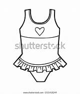 Swimsuit Coloring Pages sketch template