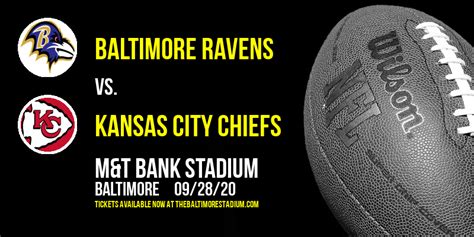 Baltimore Ravens vs. Kansas City Chiefs Tickets | 28th September | M&T ...