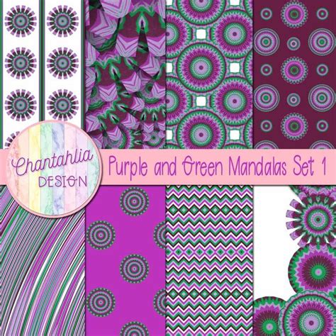 Free digital papers featuring mandala designs with instant download. | Free digital scrapbooking ...