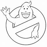 Ghostbusters Logo Coloring Page Pages sketch template