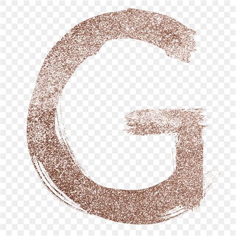 Painted glitter g letter png | Premium PNG Sticker - rawpixel