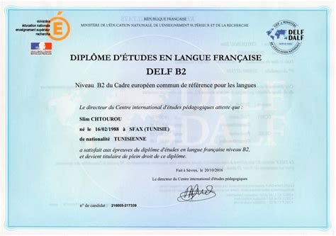 delf-b2-certificate | French Lessons Online with Caroline - French Tutor