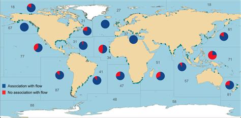 World Map Of Estuary Locations