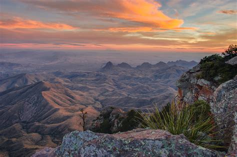 Expose Nature: A few moments after sundown, Big Bend NP's South Rim. [OC][4096 × 2731]