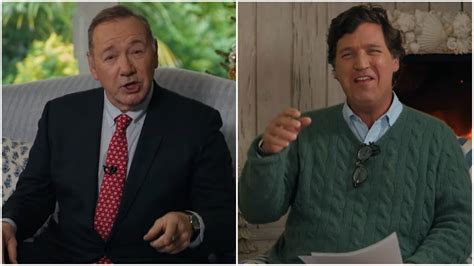 Tucker Carlson, Kevin Spacey Video Offers Serious Christmas Creepiness