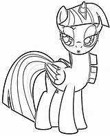 Twilight Sparkle From MLP Coloring Page  Free Printable Pages sketch template