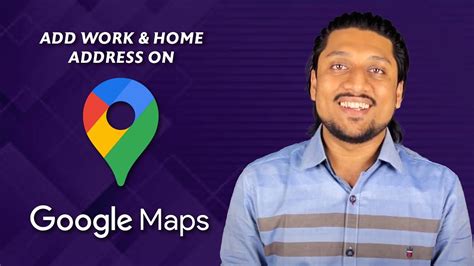 How to add in Google Map Work & Home Address ⚡⚡⚡ - YouTube