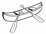 Canoe Coloring Pages For Kids Sketch Page sketch template
