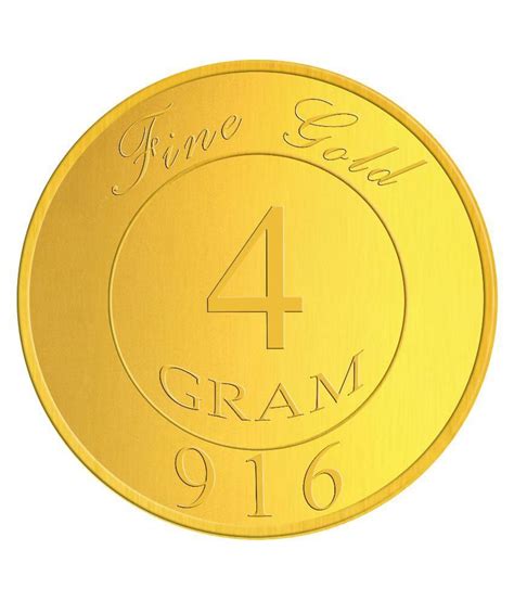 Atjewel 4 Gram 916 Gold Coin: Buy Atjewel 4 Gram 916 Gold Coin Online ...