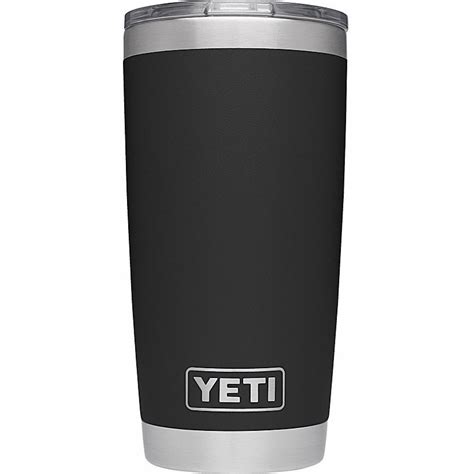 Termo Yeti Rambler 20 OZ con tapa estándar - Negro (591 ml)