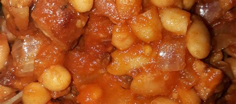 Chorizo baked beans