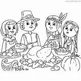 Pilgrims Printable Coloring Pages sketch template
