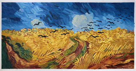 Wheat Field Under Threatening Skies Vincent Van Gogh - Etsy | Vincent ...