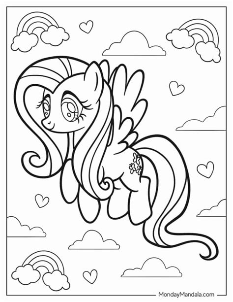 My Little Pony Fluttershy Printable Coloring Pages - Infoupdate.org