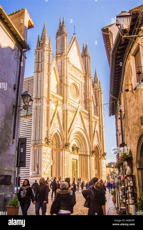 Cathedral in the city of Orvieto, Terni province of the Umbria region, Italy Stock Photo - Alamy