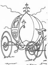 Disney Cinderella Carriage Coloring Page  Clowncoloringpages sketch template
