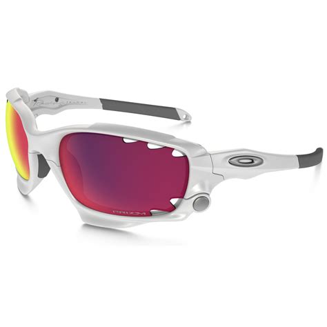 Oakley Racing Jacket Glasses Matt White with PRIZM Road Lens | Sigma Sports