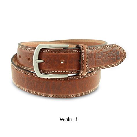 The Classic American Bison Belt - Hammacher Schlemmer