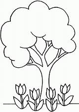 Fun And Educational Tree Coloring Pages For Kids sketch template