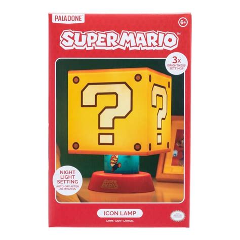 Super Mario Question Block Icon Lamp - World-8