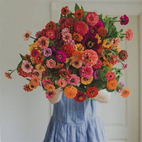 Zinnia bouquet – Artofit