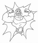 Wwe Hulk Hogan Coloring Pages sketch template
