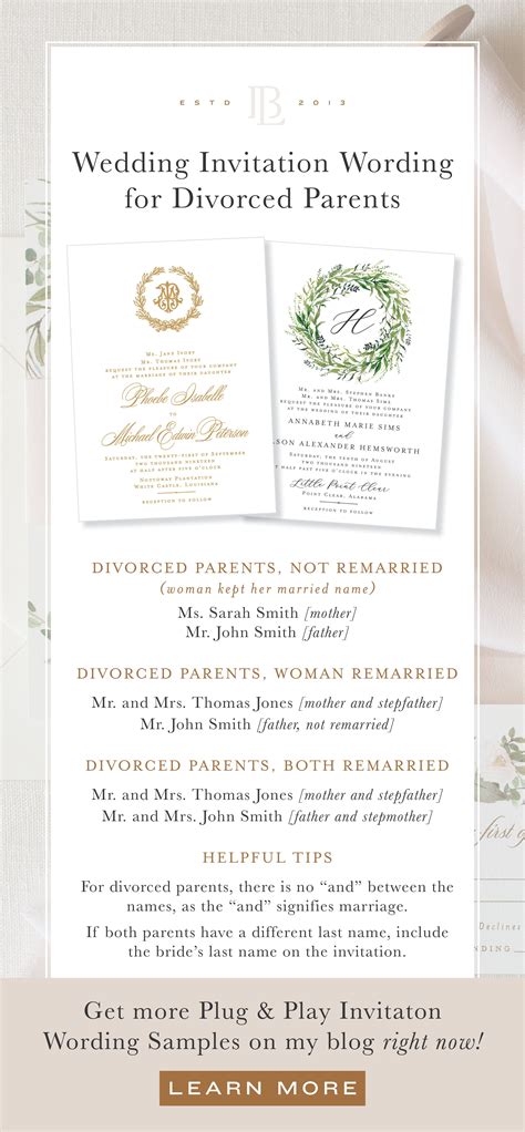 Wonderful Pics Invitation Wording divorced parents Popular Since you’ve … | Wedding invitation ...