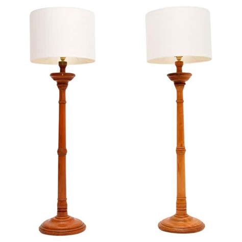 Pair of Antique Victorian Floor Lamps For Sale at 1stDibs