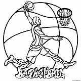 Printable Coloring Pages Basketball  Word Searches sketch template