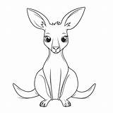 Cute Kangaroo Cartoon Pictures For Coloring  Infoupdateorg sketch template