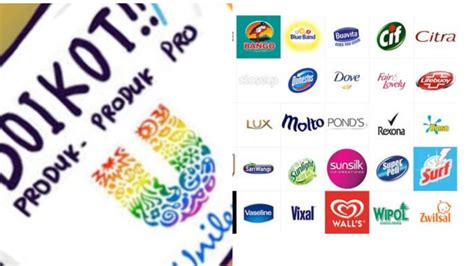 Daftar Lengkap Produk Unilever yang Dinilai Dukung Israel Dijual di ...