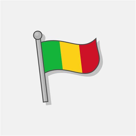 Illustration of Mali flag Template 13370291 Vector Art at Vecteezy