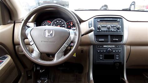 2006 Honda Pilot EX-L 4WD, gold - Stock# M1303031 - Interior - YouTube