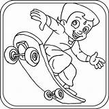 skateboarding Coloring Pages Preschool  Kindergarten First Grade sketch template