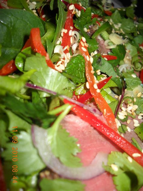 La Chipilina Parisina: Salade de bœuf thaï…
