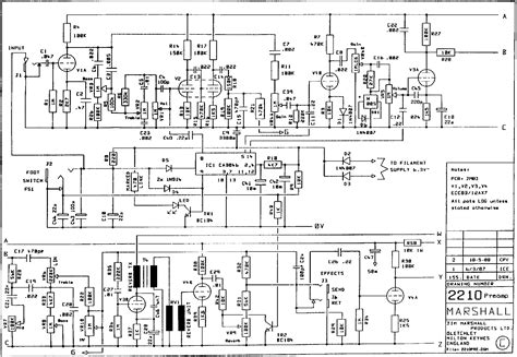 Marshall Amp Wiring Diagrams