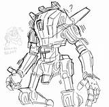 Titanfall Coloring Pages sketch template