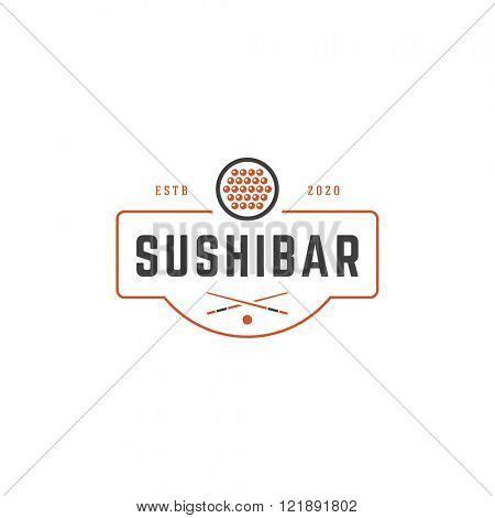 Sushi Shop Logo Vector & Photo (Free Trial) | Bigstock