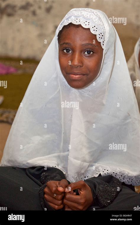 Zanzibar, Tanzania. Young Girl in Madrassa (Koranic School Stock Photo - Alamy