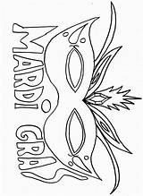 Mardi Gras Coloring Pages sketch template