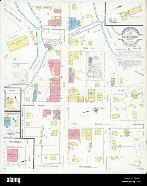 Map of cambridge hi-res stock photography and images - Alamy