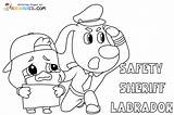 Sheriff Badge Coloring Page sketch template